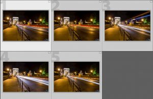 individual shots for lighttrails