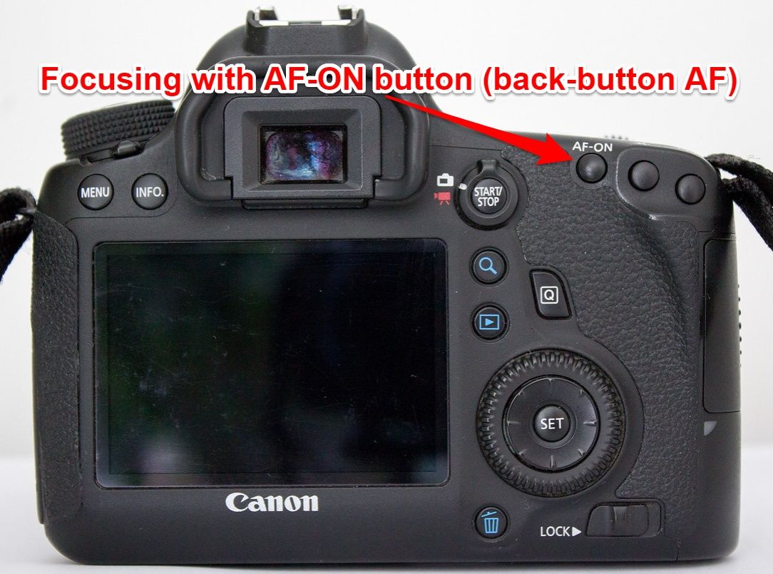 Canon 6D back button AF