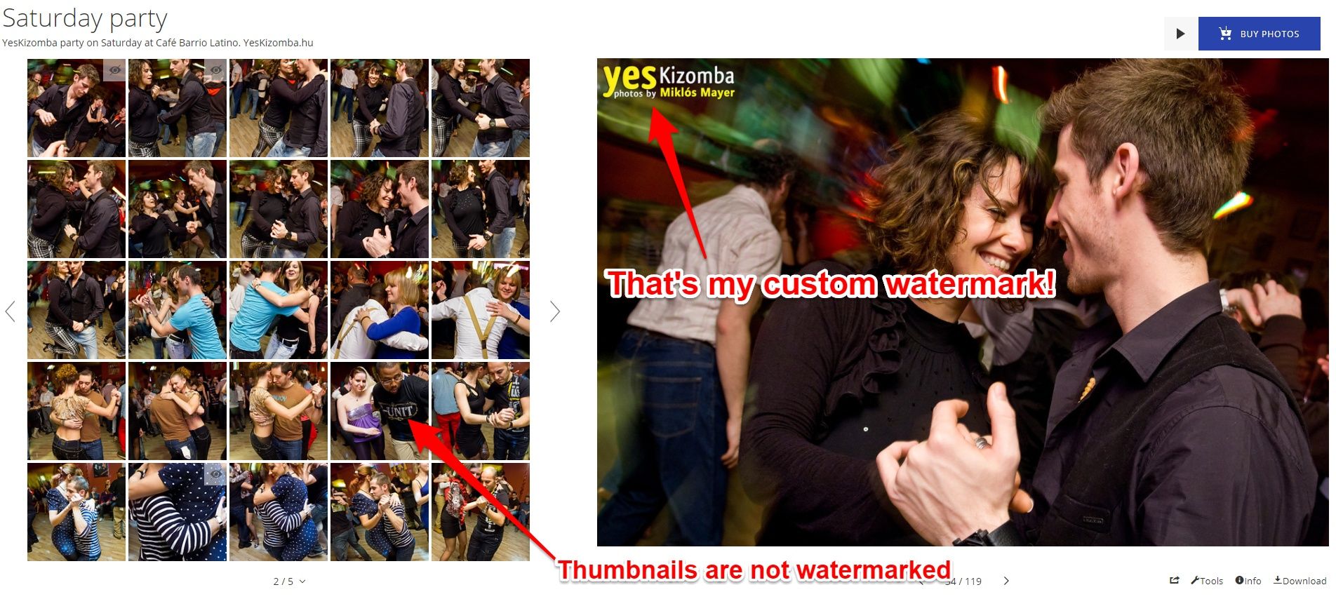 Smugmug watermarking