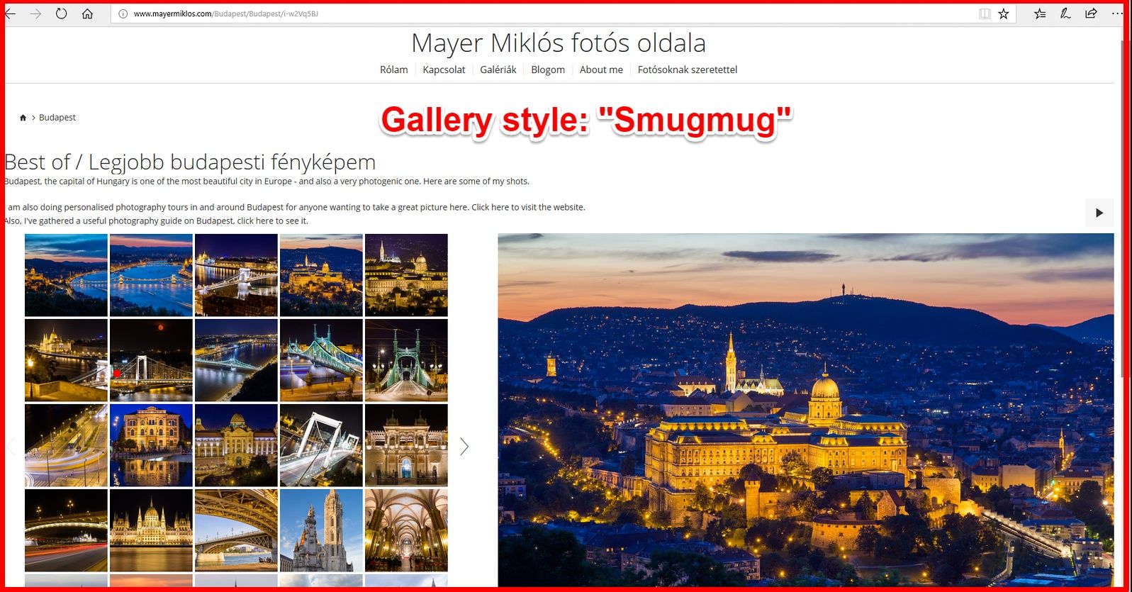 Smugmug style galleries