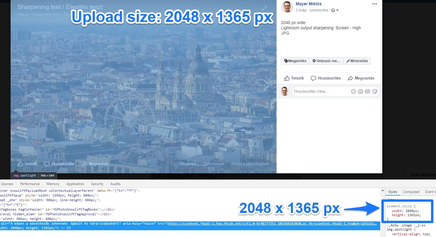 The Secret Of Sharp Photos On Facebook Optimal Image Size Compression And Sharpening Tested I Will Be Your Photo Guide