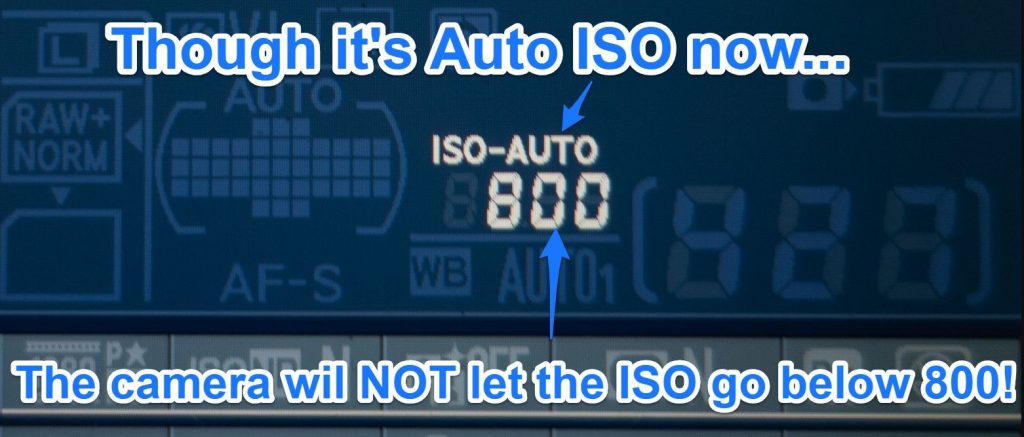 auto iso on nikon cameras iso range badly set