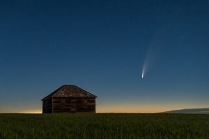 NEOWISE comet over northeast Montana by Cory Mottice