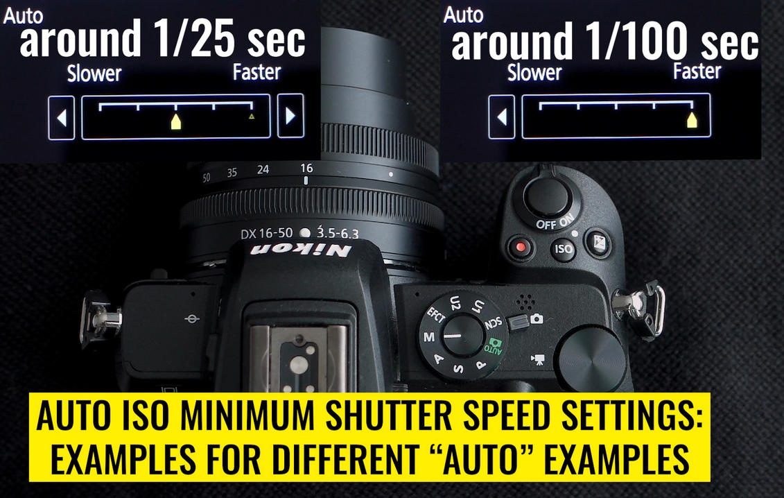 nikon z5 shutter speed